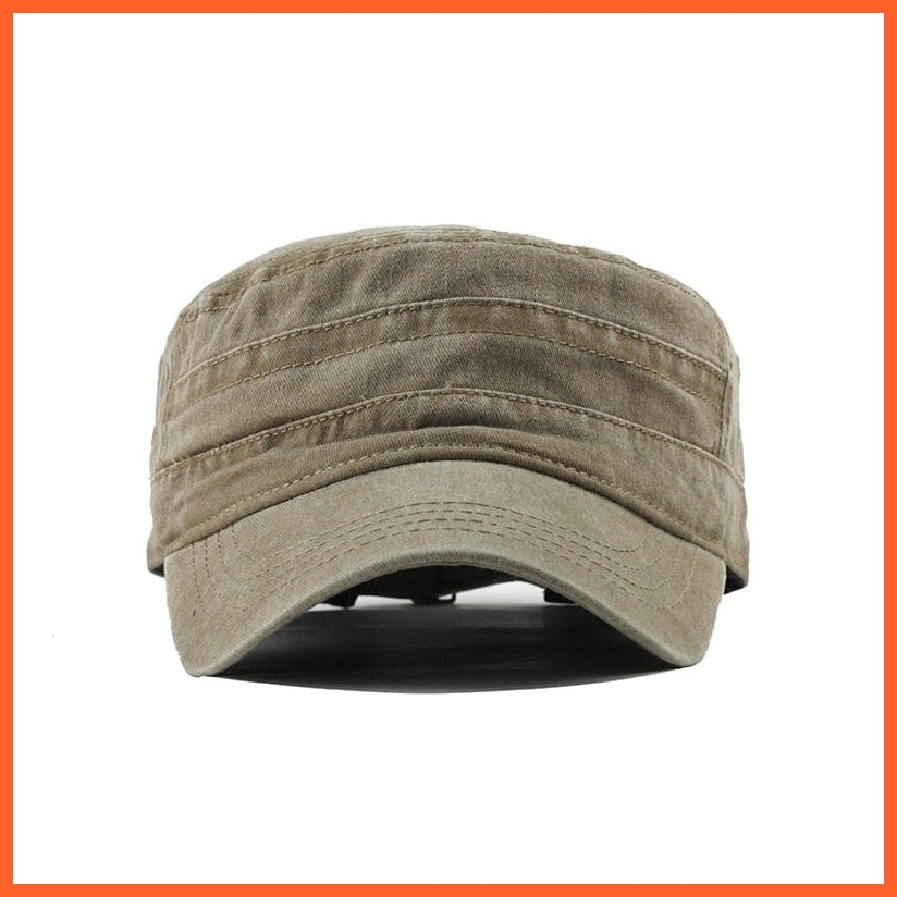 Classic Vintage Washed Caps For Men | An Adjustable Fitted Thicker Cap For Winter | Warm Military Hats | whatagift.com.au.