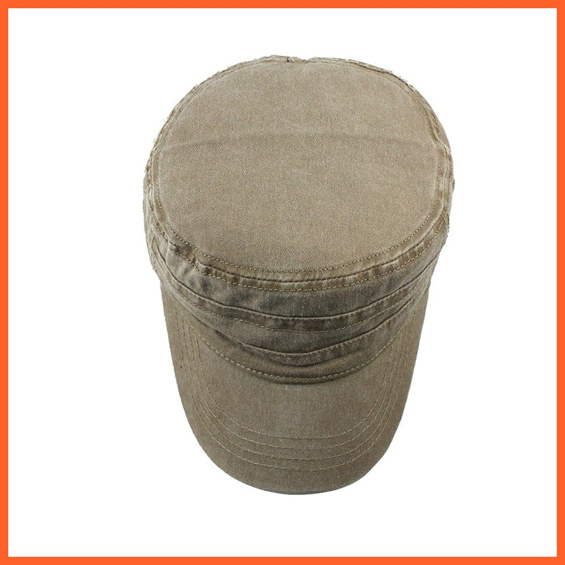Classic Vintage Washed Caps For Men | An Adjustable Fitted Thicker Cap For Winter | Warm Military Hats | whatagift.com.au.