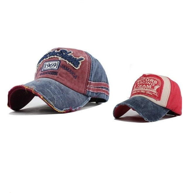 Unisex Washed Cotton Printed Baseball Cap | Snapback Adjustable Cap For Summer | Cool Hip Hop Caps | whatagift.com.au.