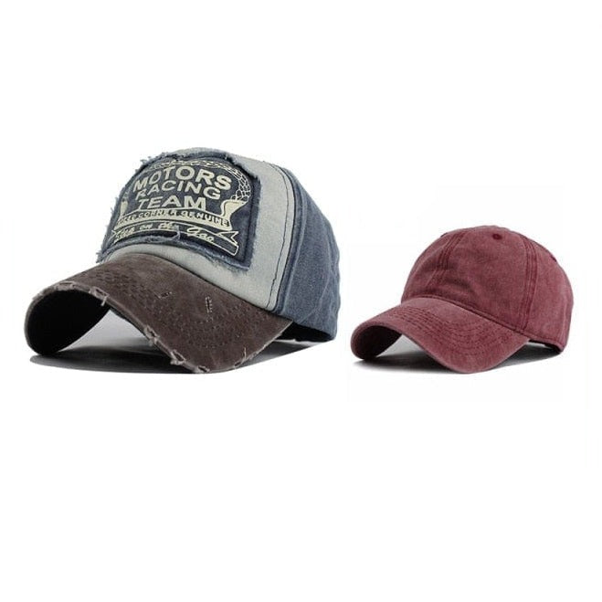 Unisex Washed Cotton Printed Baseball Cap | Snapback Adjustable Cap For Summer | Cool Hip Hop Caps | whatagift.com.au.