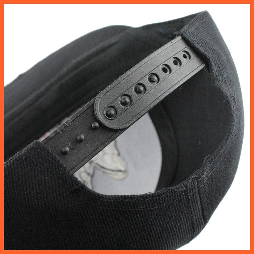 Unisex Cotton Embroidery Flat Brim Baseball Cap | Snapback Adjustable Cap For Summer | Cool Hip Hop Caps | whatagift.com.au.