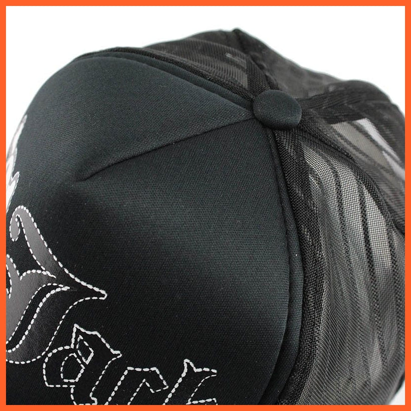 Unisex Cotton Skull Printed Baseball Cap | Snapback Adjustable Breathable Caps For Summer | Cool Hip Hop Caps | whatagift.com.au.