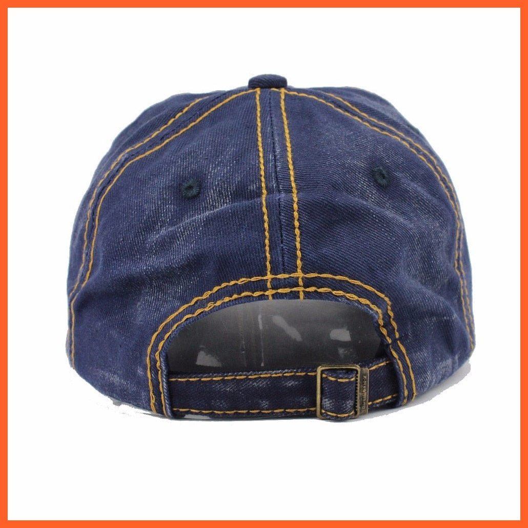 Unisex Washed Cotton Baseball Cap | Snapback Adjustable Caps For Summer | whatagift.com.au.