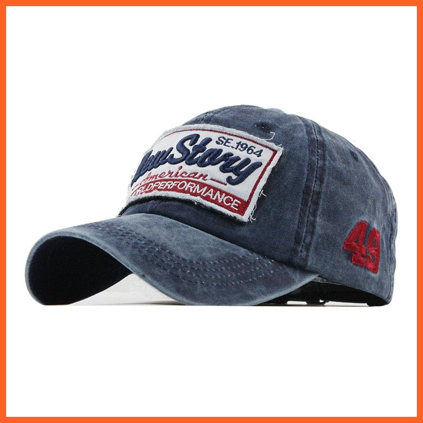 Unisex Washed Cotton Baseball Cap | Snapback Adjustable Hats For Summer | whatagift.com.au.