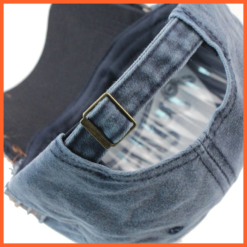Unisex Washed Cotton Baseball Cap | Snapback Adjustable Hats For Summer | whatagift.com.au.