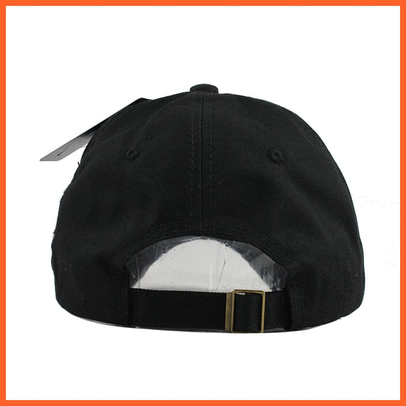 Unisex Washed Cotton Printed Baseball Cap | Snapback Adjustable Hats For Summer | Cool Hip Hop Caps | whatagift.com.au.