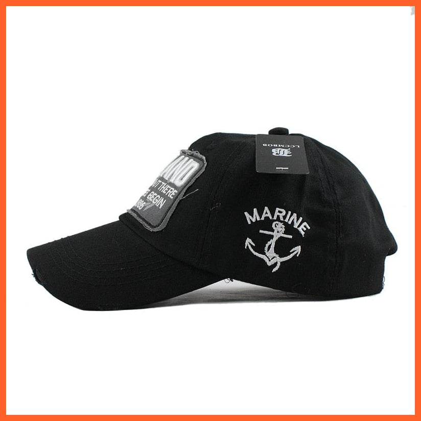 Unisex Washed Cotton Printed Baseball Cap | Snapback Adjustable Hats For Summer | Cool Hip Hop Caps | whatagift.com.au.