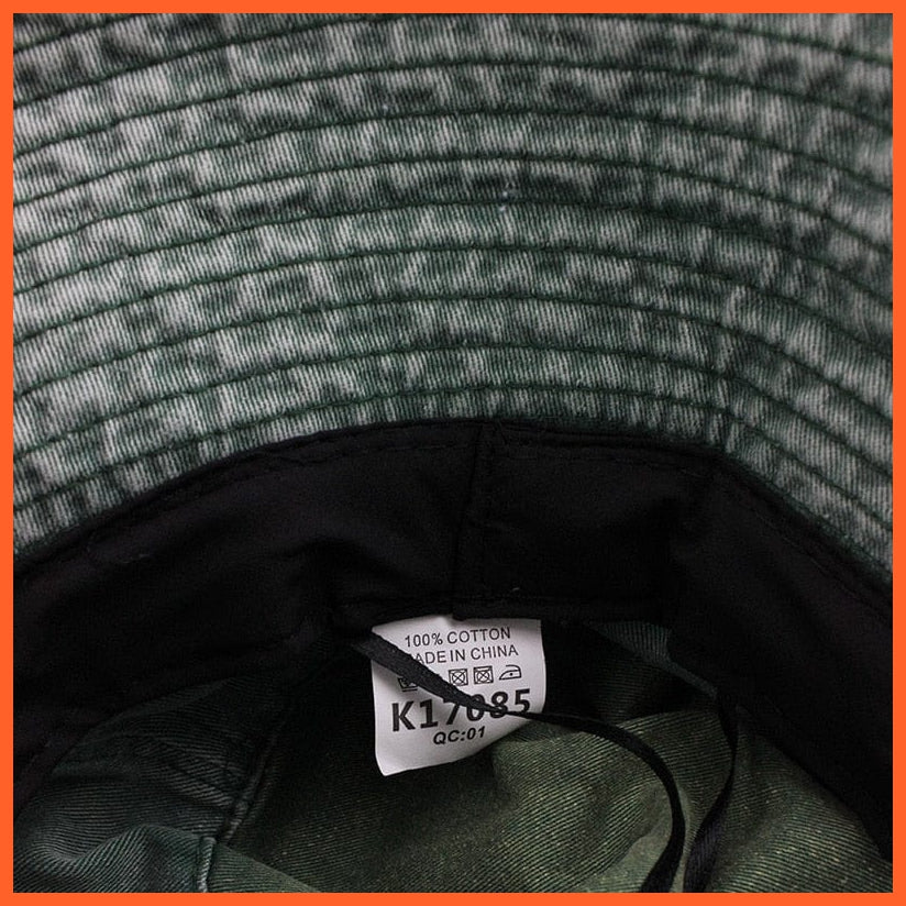 Washed Cotton Denim Sun Hat For Women | Floppy Outdoor Cap Wide Brim Beach Bucket Hats | whatagift.com.au.