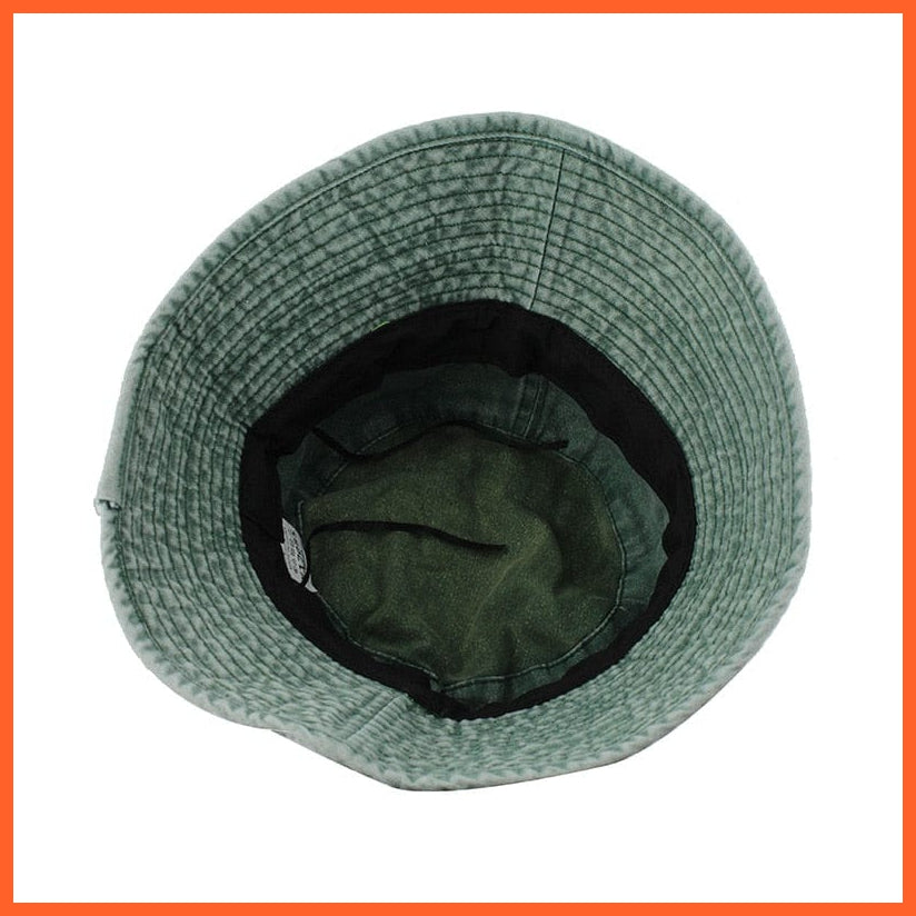 Washed Cotton Denim Sun Hat For Women | Floppy Outdoor Cap Wide Brim Beach Bucket Hats | whatagift.com.au.