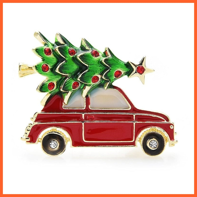 whatagift.com.au Car Christmas Tree Brooch Pins | Trendy Brooches