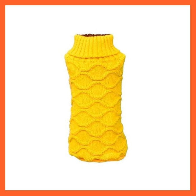 whatagift.com.au Cat Apparel Yellow 1 / XXL Cat And Small Dog Vest | Warm Vest For Dogs And Cats