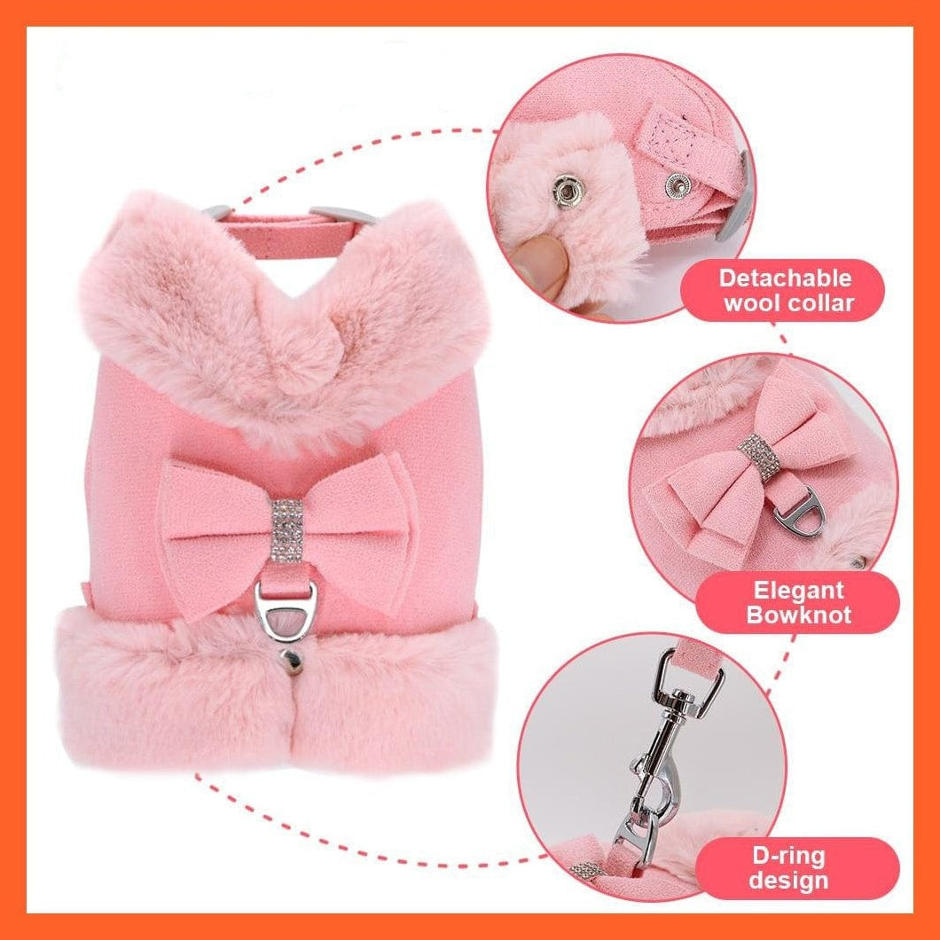 whatagift.com.au Cat Clothing Cute Harness For Cat | Warm Winter Cloth