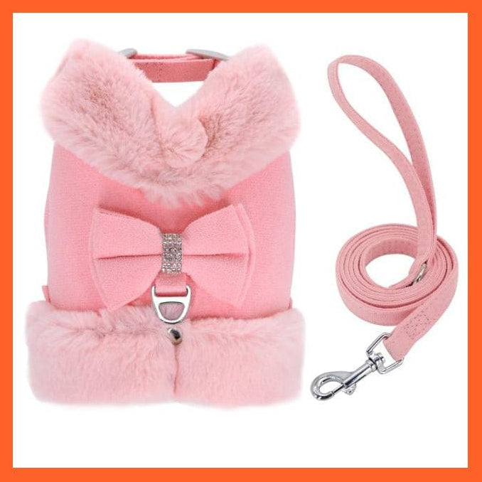 whatagift.com.au Cat Clothing Pink / XS Cute Harness For Cat | Warm Winter Cloth