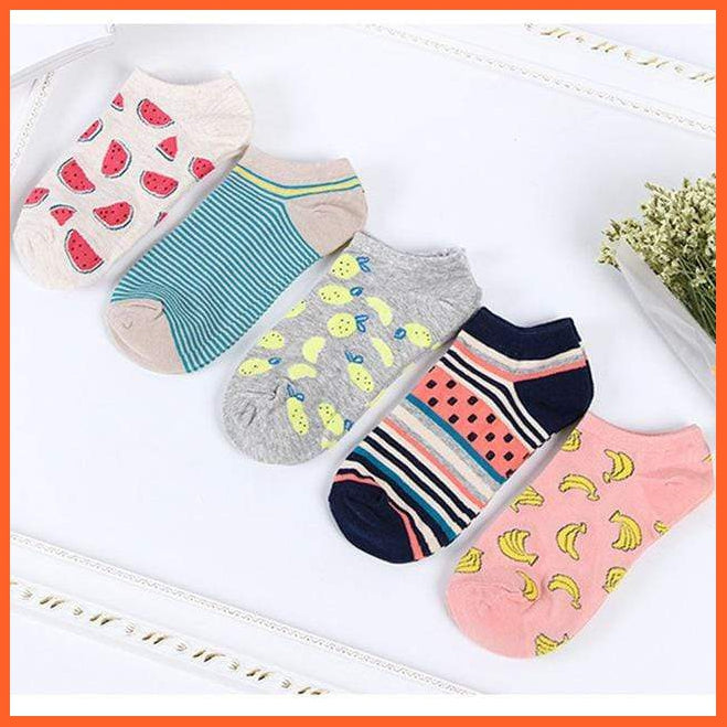 Cute Cat Socks - Ankle Socks Set Of 5 | whatagift.com.au.