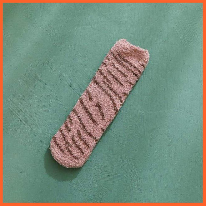 Cat Design Socks - Warm Pair Of Fleece Socks | whatagift.com.au.