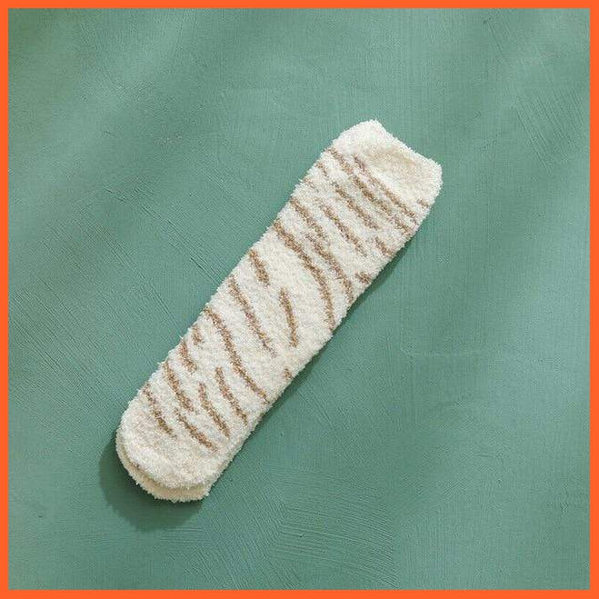 Cat Design Socks - Warm Pair Of Fleece Socks | whatagift.com.au.