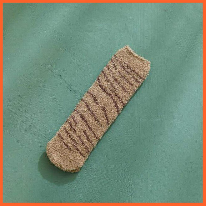 Cat Design Socks - Warm Pair Of Fleece Socks | whatagift.com.au.