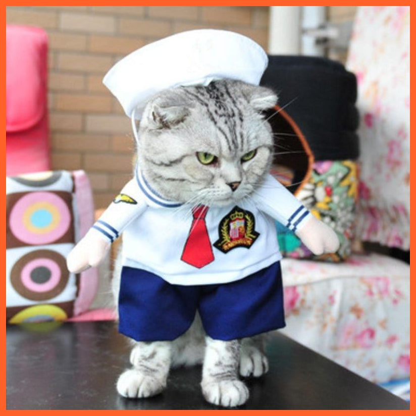 Funny Cat & Small Dog Clothes | Doctor Police Nurse Sailor Costume | whatagift.com.au.