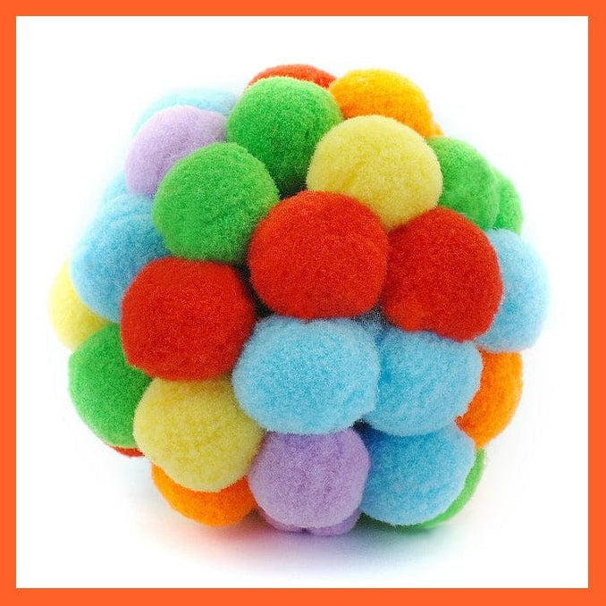 whatagift.com.au Cat Toys Candy color / L Interactive Cat Funny Pet Kitten Chewing Play Ball | Catnip Scratch Bell Toys