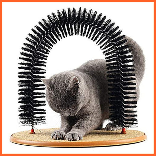 whatagift.com.au Cat Toys Comfortable Arch Cats Massager | Pet Cat Itching Grooming Supplies
