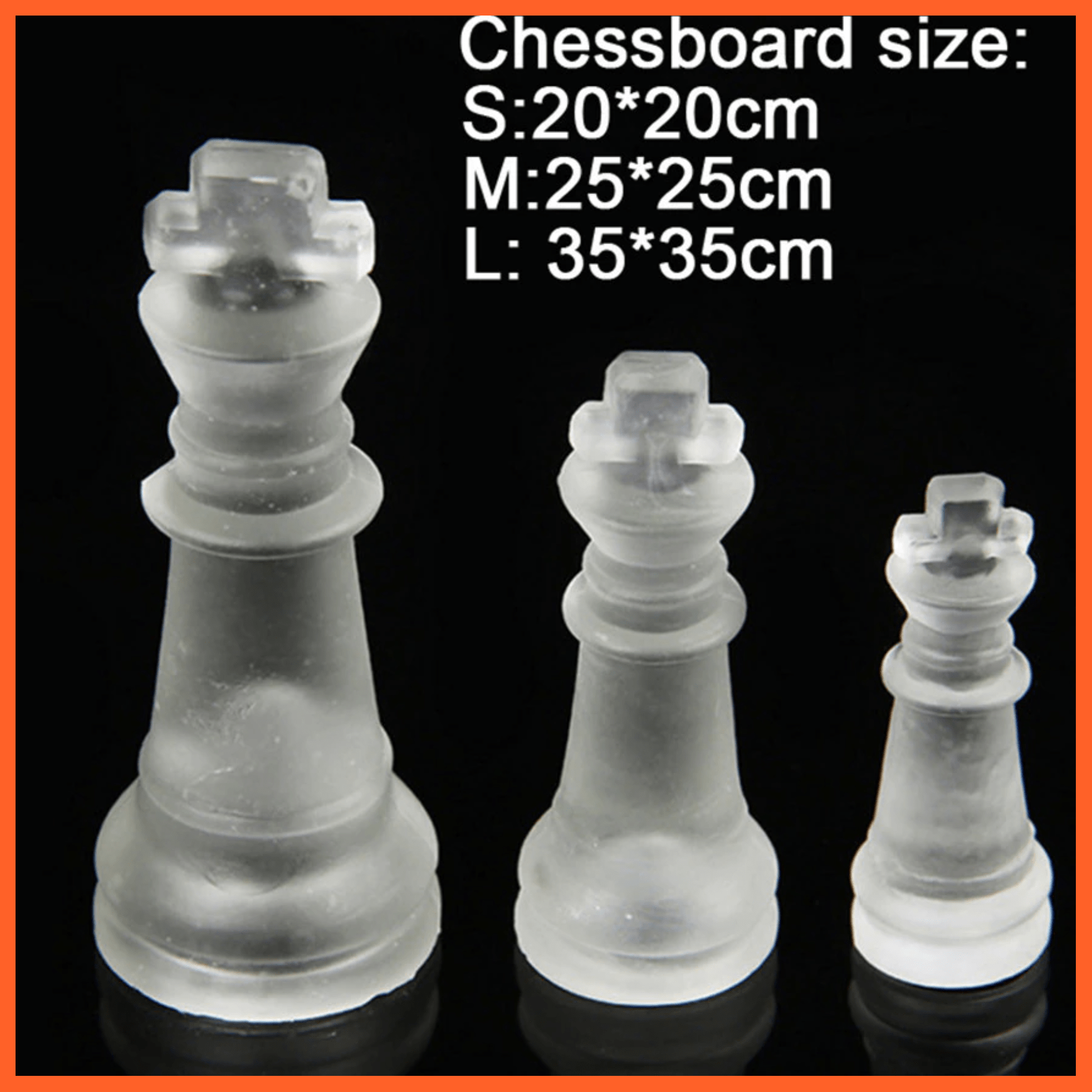 Glass Chess Board With Lovely Glass Hand Crafted Chess Pieces | whatagift.com.au.