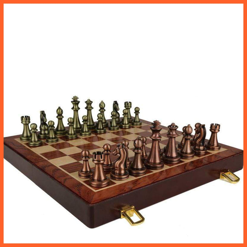 Premium Folding Chess Board With Quality Chess Pieces | whatagift.com.au.