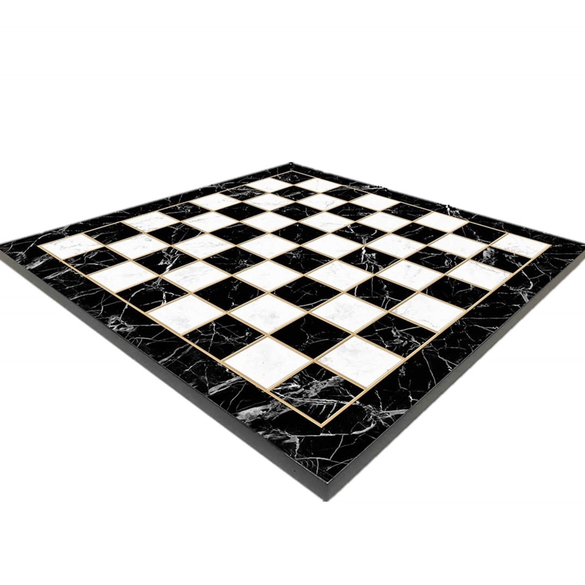 Marble Style Designer Board For Chess And Checkers | whatagift.com.au.