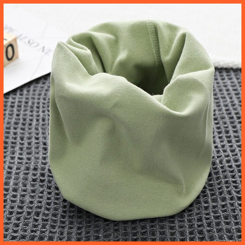 whatagift.com.au Children's Scarf green / China New Cotton Baby Scarf | Children O Neck Ring Scarves