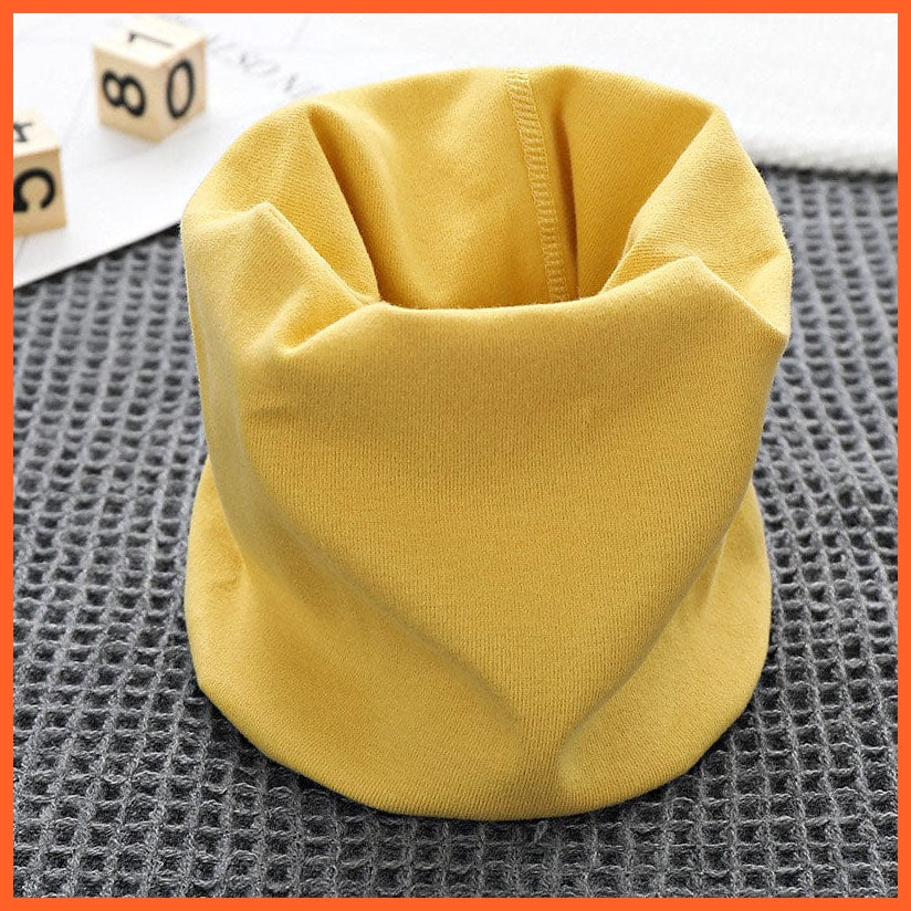 whatagift.com.au Children's Scarf mango yellow / China New Cotton Baby Scarf | Children O Neck Ring Scarves
