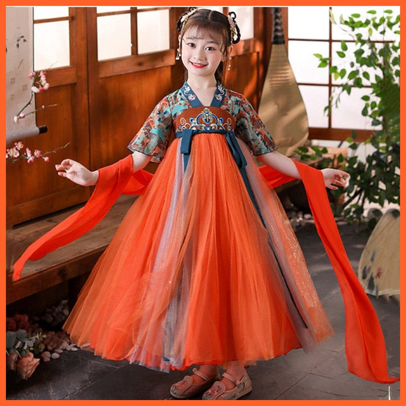 whatagift.com.au Chinese Style Dress Chinese Style Folk-custom Patchwork V-Neck Ankle-Length Dresses