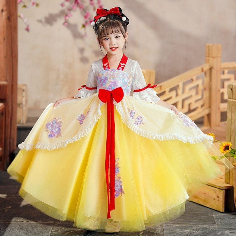 whatagift.com.au Chinese Style Dress Chinese Style V-Neck Flare Sleeve Princess Ancient Costume