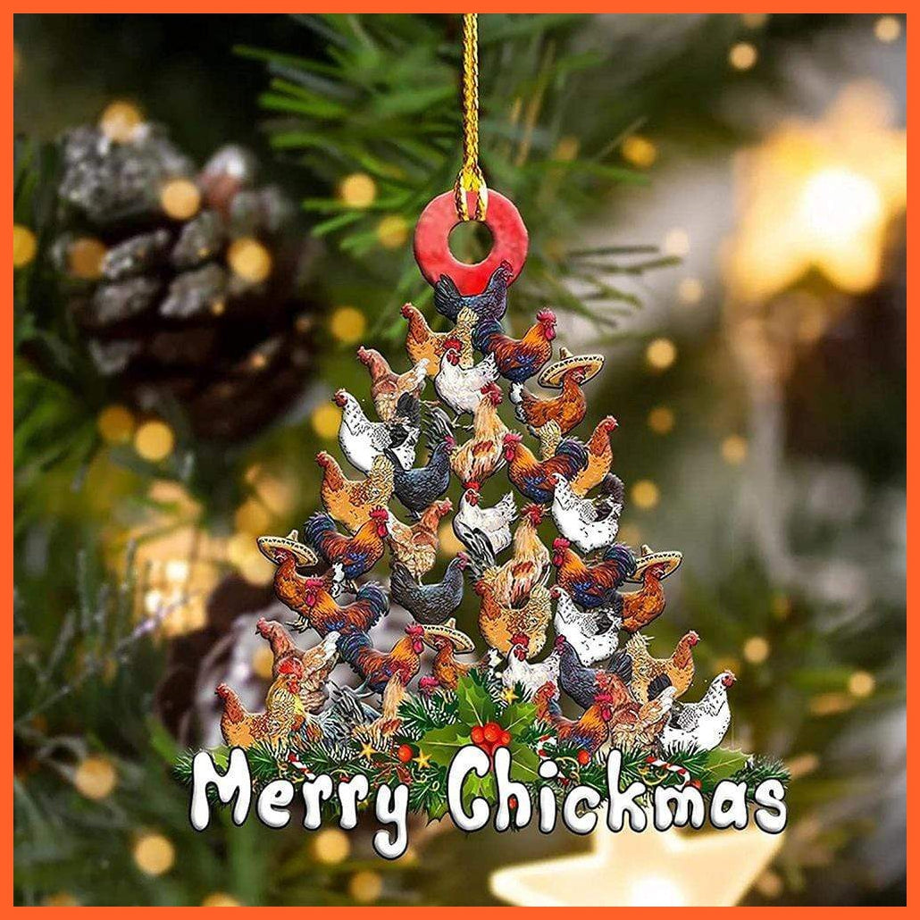 Christmas Decoration Hanging Personalised Permanent Pattern Home Decor | whatagift.com.au.