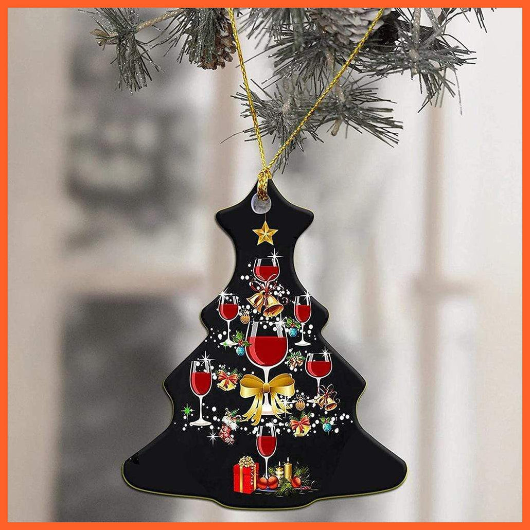 Christmas Decoration Hanging Personalised Permanent Pattern Home Decor | whatagift.com.au.