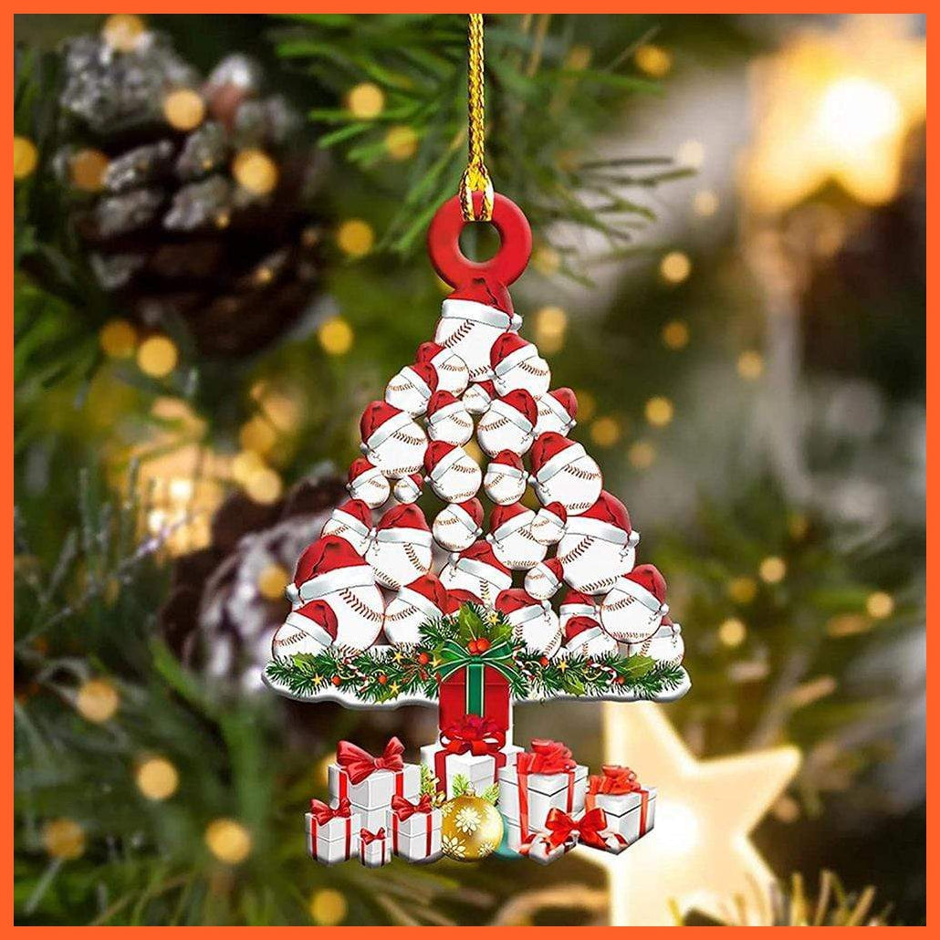 Christmas Decoration Hanging Personalised Permanent Pattern Home Decor | whatagift.com.au.
