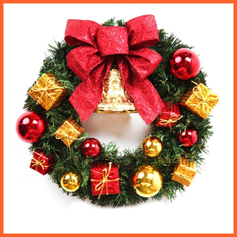 Christmas Door Wreath | Christmas Decoration Artificial Garland Wreaths For Home | whatagift.com.au.