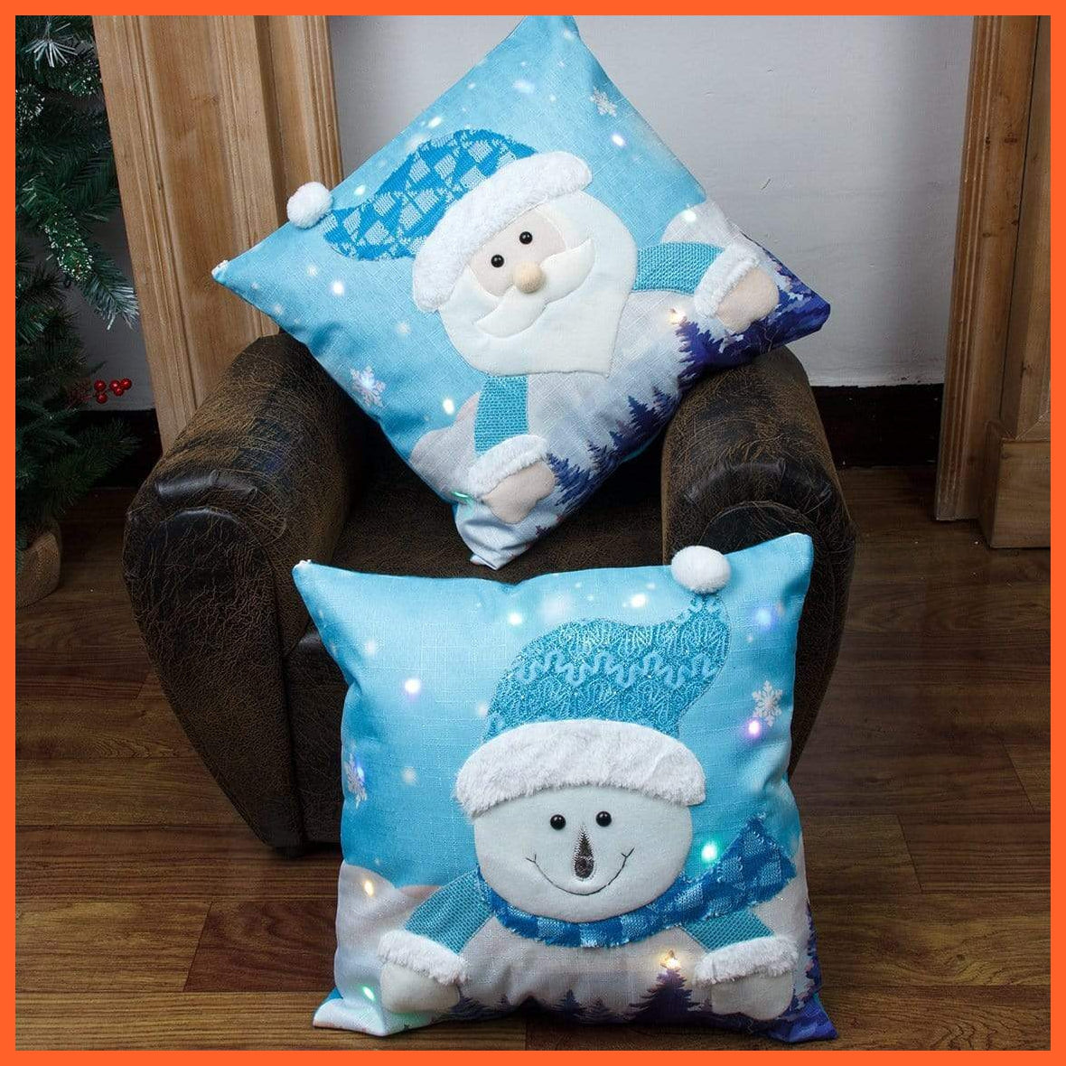 Illuminated Christmas Pillowcase | Lightup Led Pillow Cushion Covers | whatagift.com.au.