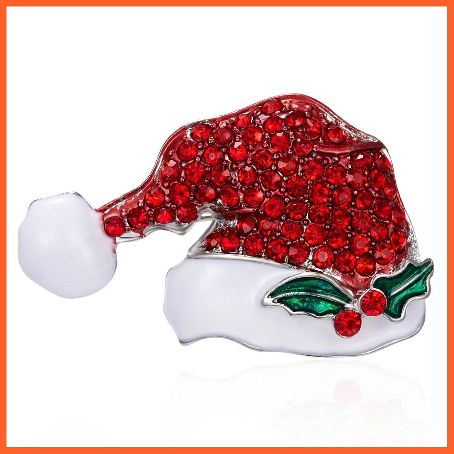 whatagift.com.au Christmas Enamel Snowman Hats Brooch Pins | Christmas Gifts