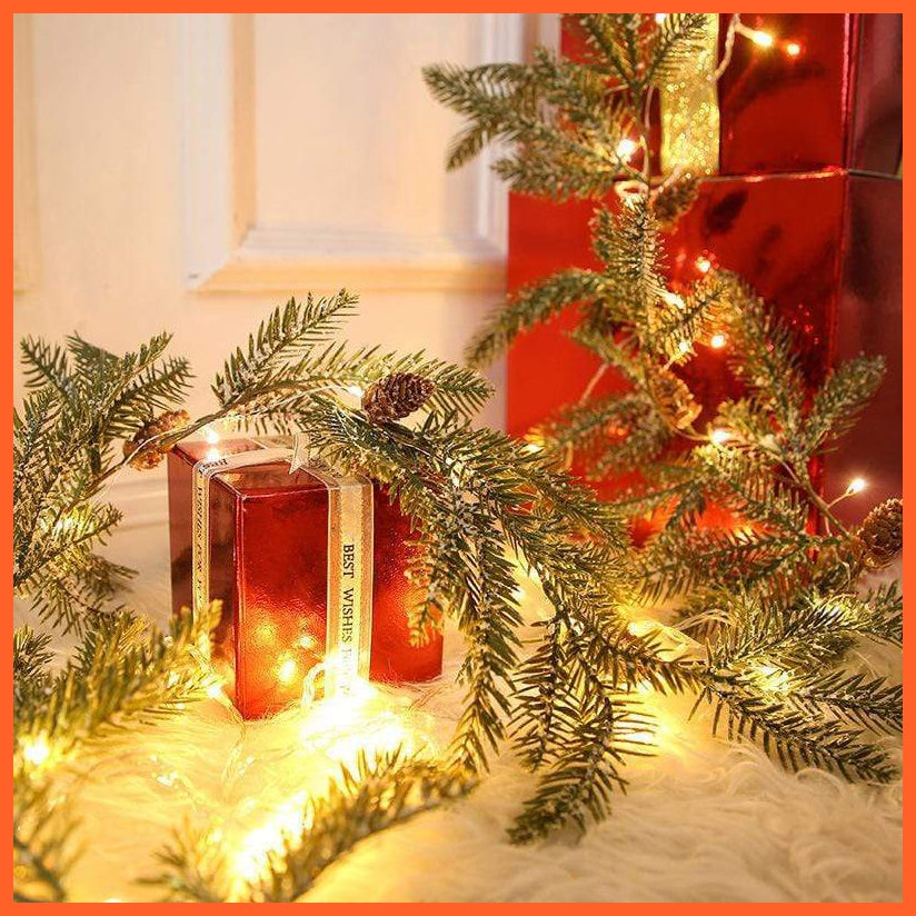 Christmas Led Pine Needle Lamp String | Led Light String For Christmas | whatagift.com.au.