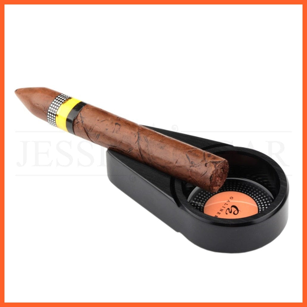 Mini Metal Pocket Cigar Ashtray Portable Travel | Cigarette Ashtrays Outdoor Cigar Holder Fit Cigar | whatagift.com.au.