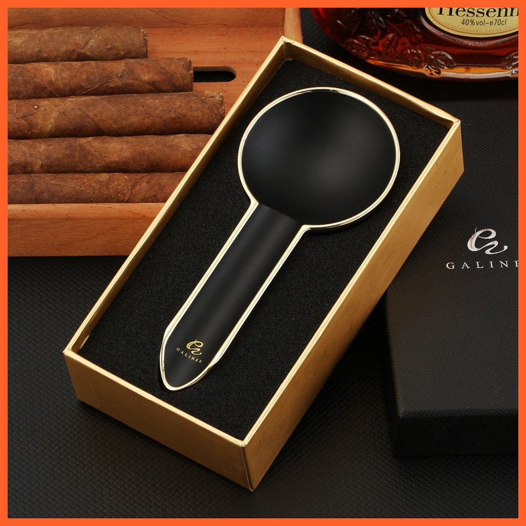 Metal Cigar Ashtray Home Spoon Style 1 Holder | Ash Cigar Accessories Portable Travel Outdoor Ash Tray | whatagift.com.au.