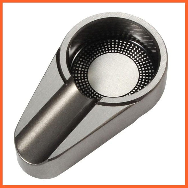 Mini Metal Pocket Cigar Ashtray Portable Travel | Cigarette Ashtrays Outdoor Cigar Holder Fit Cigar | whatagift.com.au.