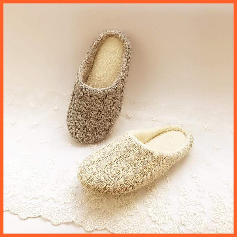 Cashmere Twist Classic Home Cotton Slippers | whatagift.com.au.