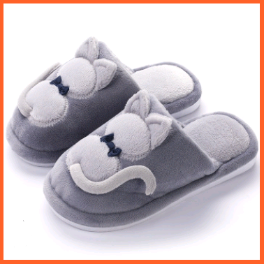 Cute Velvet Cartoon Winter Warm Slippers | whatagift.com.au.