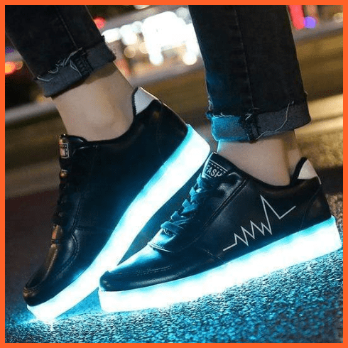 Led Shoes Teens & Adults | Black, Gold, White Silver Options | Dance Shoes | whatagift.com.au.
