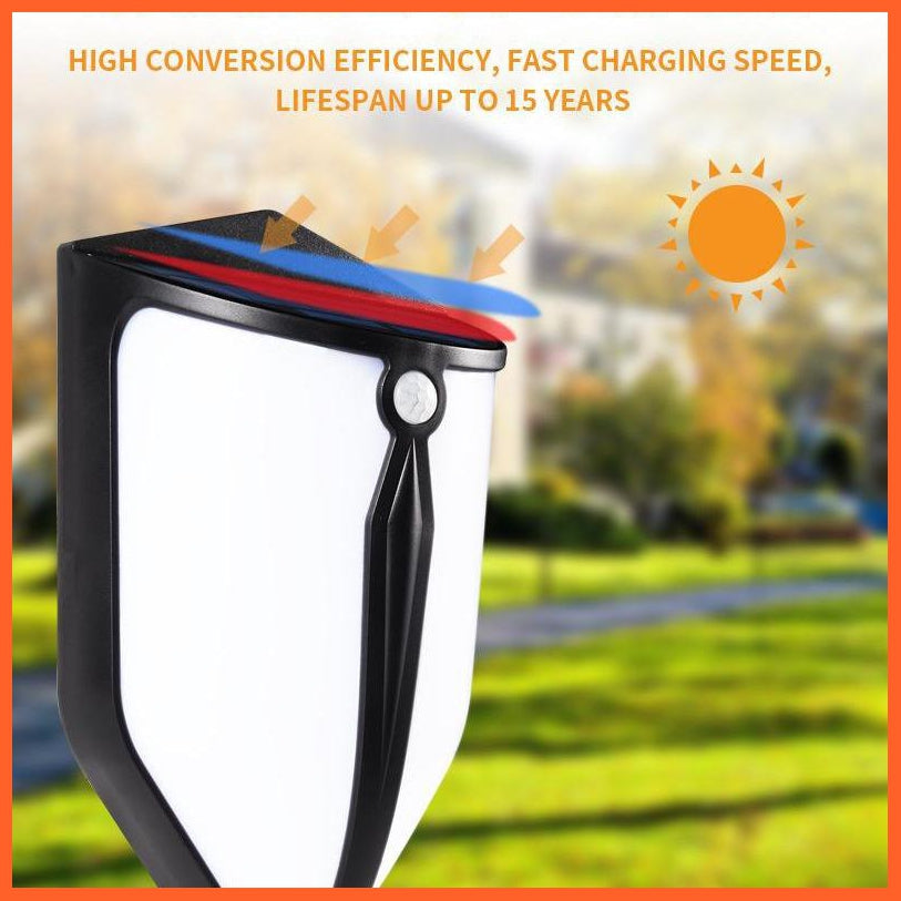 Waterproof Garden Security Light - Solar Led Wall Lamp With Human Motion Sensor | whatagift.com.au.