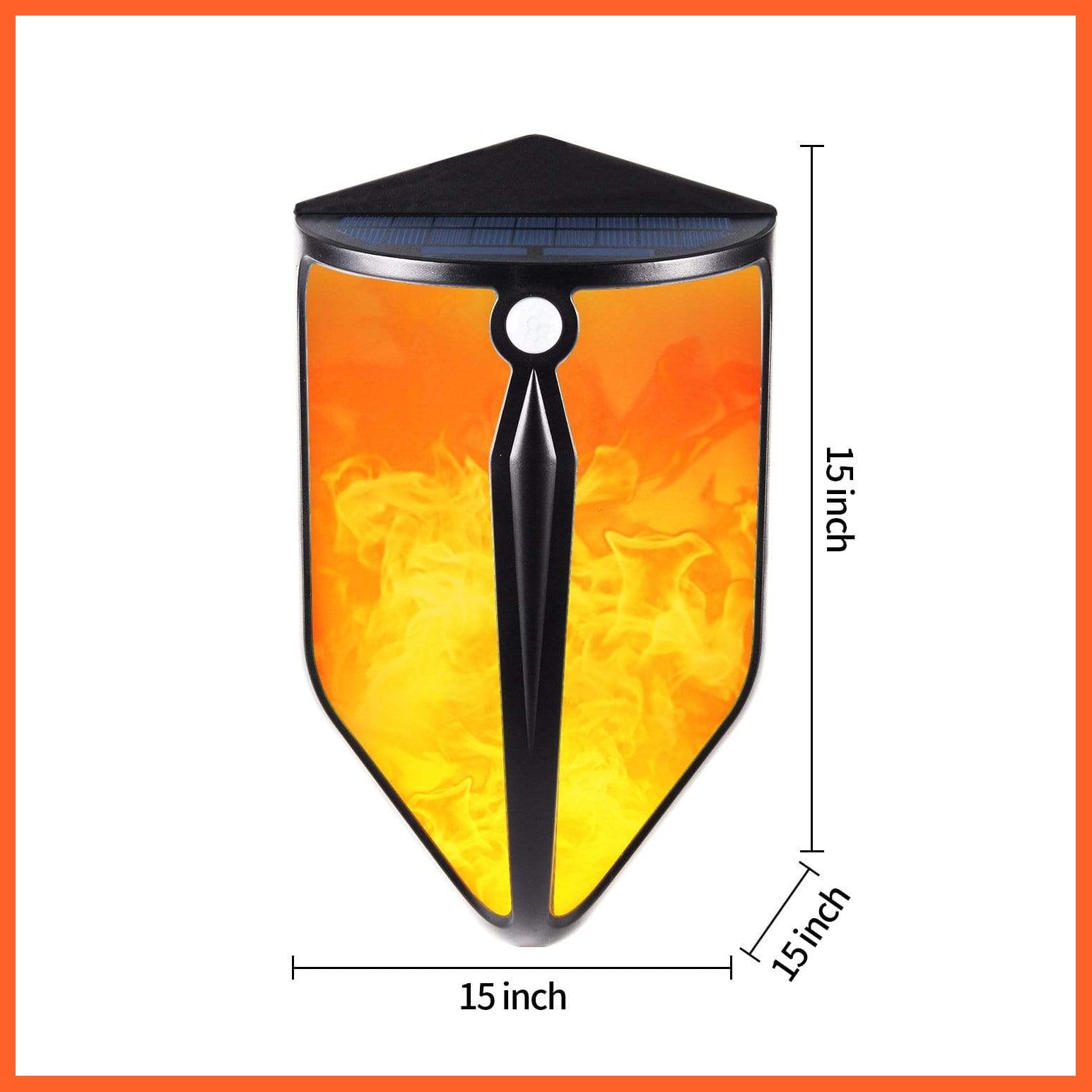 Waterproof Garden Security Light - Solar Led Wall Lamp With Human Motion Sensor | whatagift.com.au.
