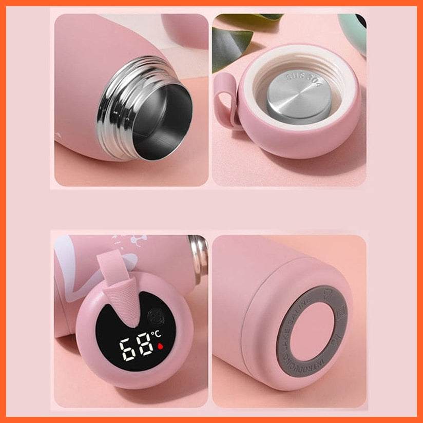 300Ml-500Ml Thermos Cup Stainless Steel Water Bottle | Temperature Led Display Thermos Coffee Vacuum Flasks | whatagift.com.au.
