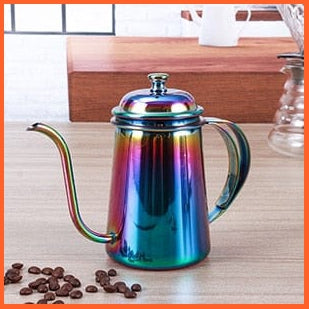 600Ml Non-Stick Drip Kettle | Non-Stick Coating Stainless Steel | Coffee Tea Pot | whatagift.com.au.