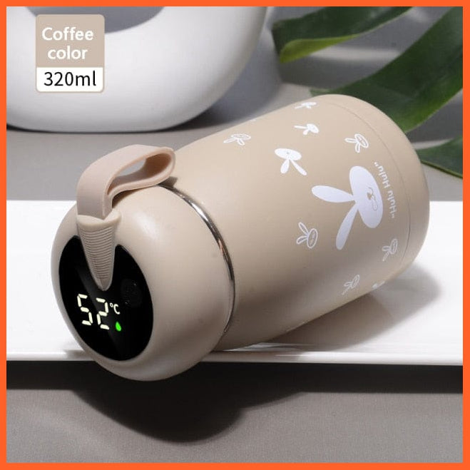 300Ml-500Ml Thermos Cup Stainless Steel Water Bottle | Temperature Led Display Thermos Coffee Vacuum Flasks | whatagift.com.au.