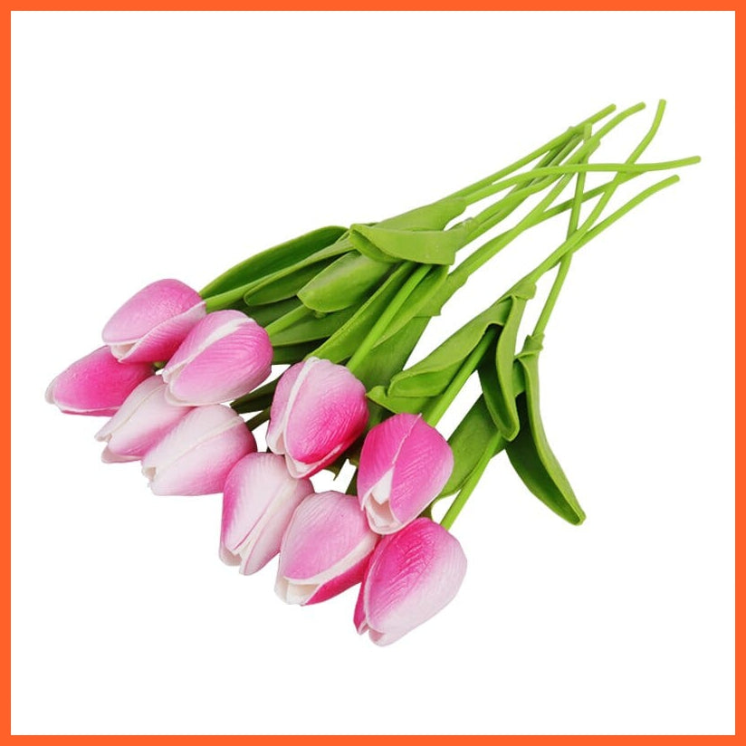 whatagift.com.au color M 10Pcs Artificial Flowers Garden Tulips